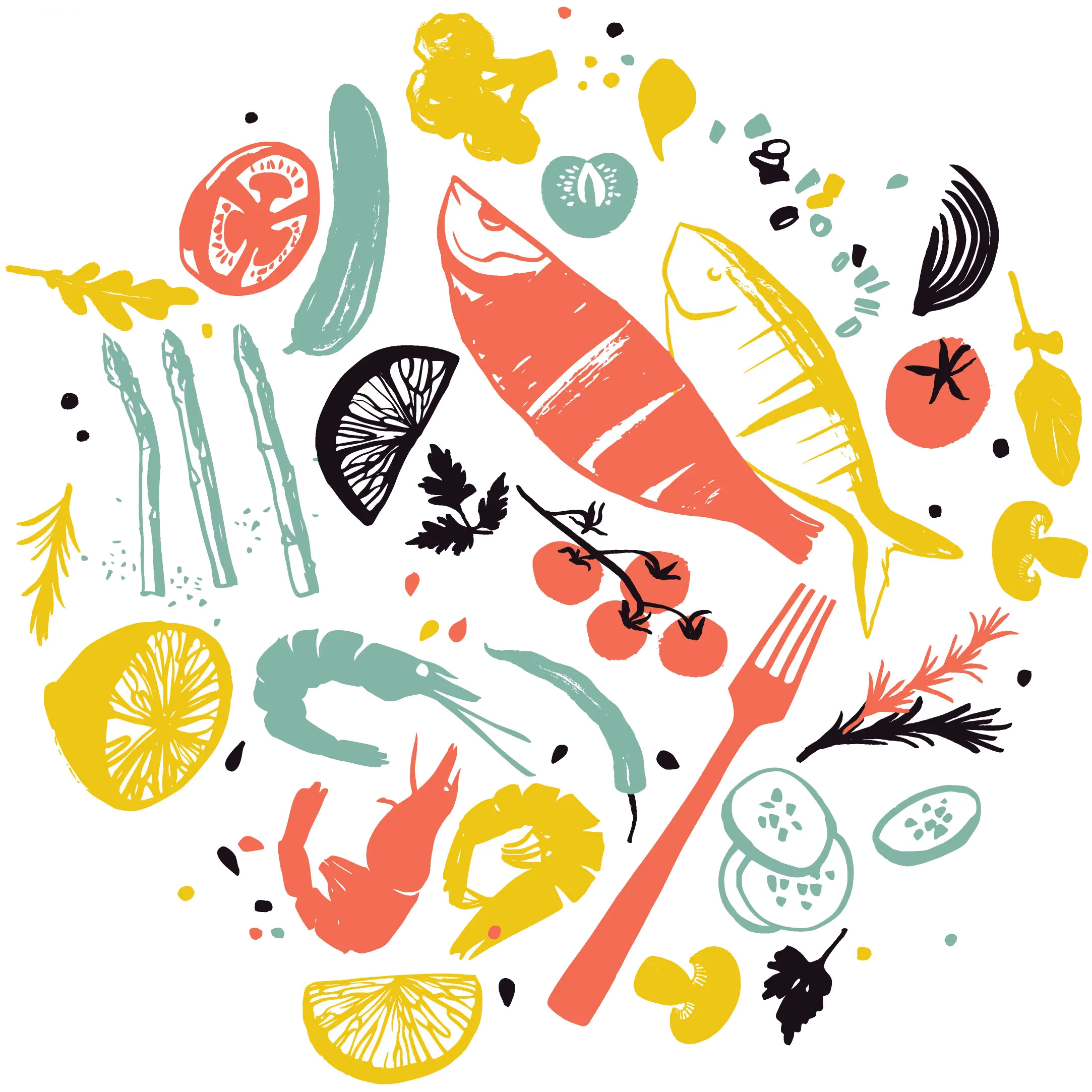 食材のイラスト